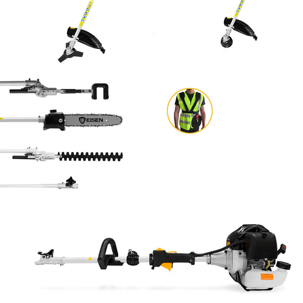 Preventa - 7 en 1 Máquina Multi-función 62cc - 3,4hp - Vareador - Eisen