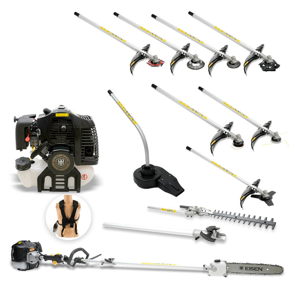 Preventa - 12 en 1 Multi-función 62cc - 3.4hp - Soplador - Eisen