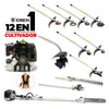 Preventa - 12 en 1 Máquina Multi-función 62cc - 3,4hp - Cultivador - Eisen