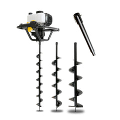 Barreno Ahoyador 62cc + Broca de 10cm + 15cm + 20cm + Extensor 60cm| Eisen