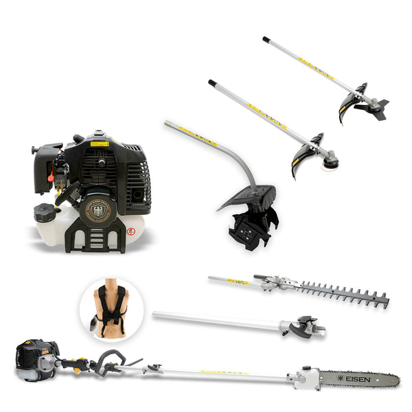 Preventa - 7 en 1 Máquina Multi-función 62cc - 3,4hp - Cultivador - Eisen