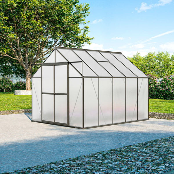 Invernadero Policarbonato 8x10ft (310 x 244 x 230 cm)