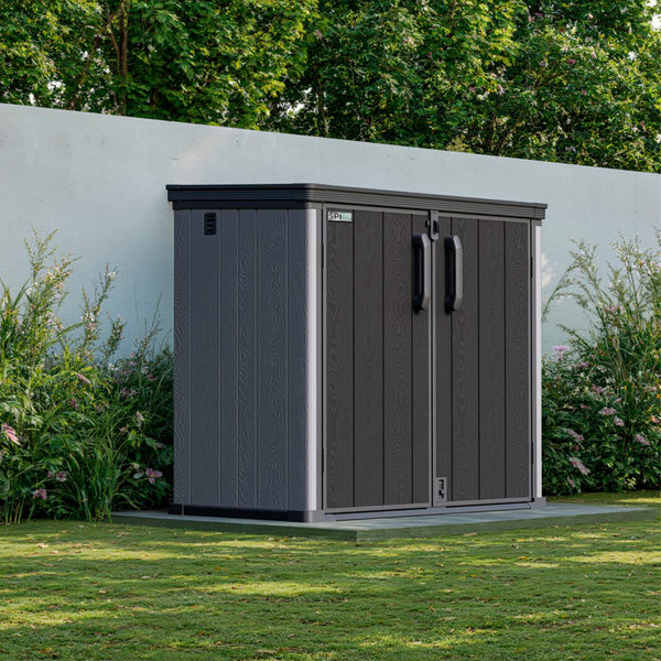 Bodega de Jardín Multiuso Resina Horizontal – 900 L (130 x 72 x 114 cm) - Spiel