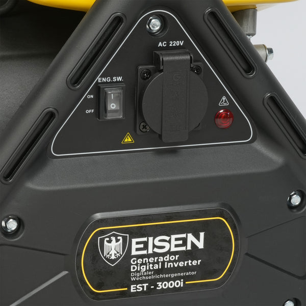 Generador Eléctrico Inverter Bencinero 2.5kW EST-3000i | Eisen