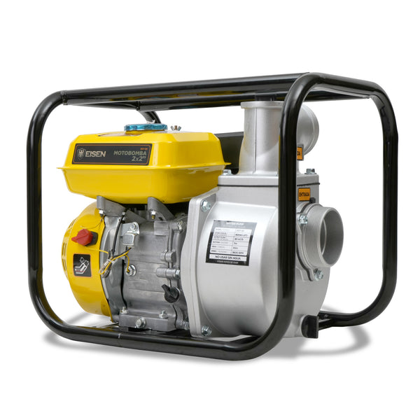 Motobomba Bencinera de Agua 2x2 - 450L/min 6.5hp - Eisen
