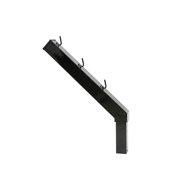 Reja Perimetral - Extensión Poste L (Concertina) (Negro)