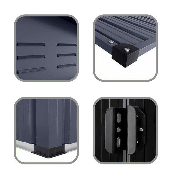 Bodega de Jardín Multiuso 10x8ft 313x248x194cm