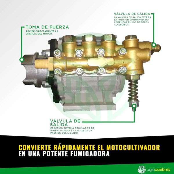 Kit 8 en 1 - Motocultivador Diesel 10hp - Eisen