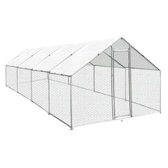 Gallinero Acero Galvanizado 3x8x1.95m (24m2)