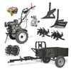Kit 7 en 1 - Motocultivador Diesel - Full Carro Trailer