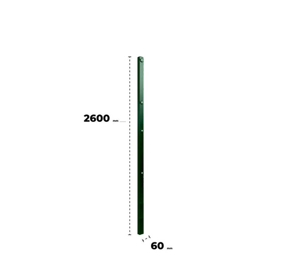 Kit Reja Perimetral 208x250cm + 1 Poste (Verde)
