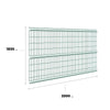 Reja Perimetral - Panel 3D 183x250cm (Verde)