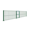Kit Inicial Reja Perimetral 183x250cm (2 Paneles + 2 Postes + 1 Puerta) (Verde)
