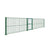Kit Inicial Reja Perimetral 183x250cm (2 Paneles + 2 Postes + 1 Puerta) (Verde)