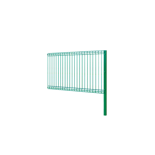 Kit Reja Perimetral Piscina – Panel 3D 115x192cm + Poste (Verde)