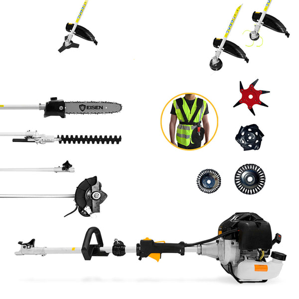 Preventa - 12 en 1 Máquina Multi-función 62cc - 3,4hp - Bordeador - Eisen