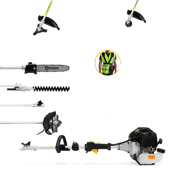 7 en 1 Máquina Multi-función 62cc - 3,4hp - Bordeador - Eisen