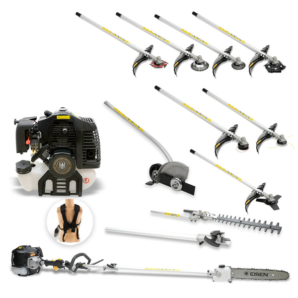 12 en 1 Máquina Multi-función 62cc - 3,4hp - Bordeador - Eisen