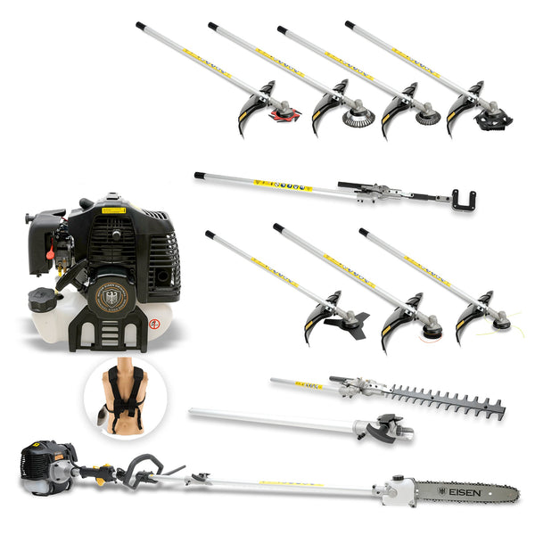 12 en 1 Multi-función 62cc - 3.4hp - Vareador - Eisen