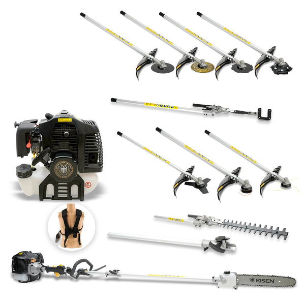 Kit 12 en 1 Multi-función 62cc - 3.4hp - Vareador - Eisen