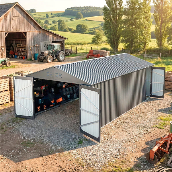 Bodega Jardín Multiuso - Garaje 16x20ft 483x609x257cm