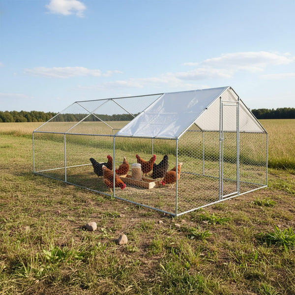 Gallinero Acero Galvanizado 6x3x1.95m (18m2)