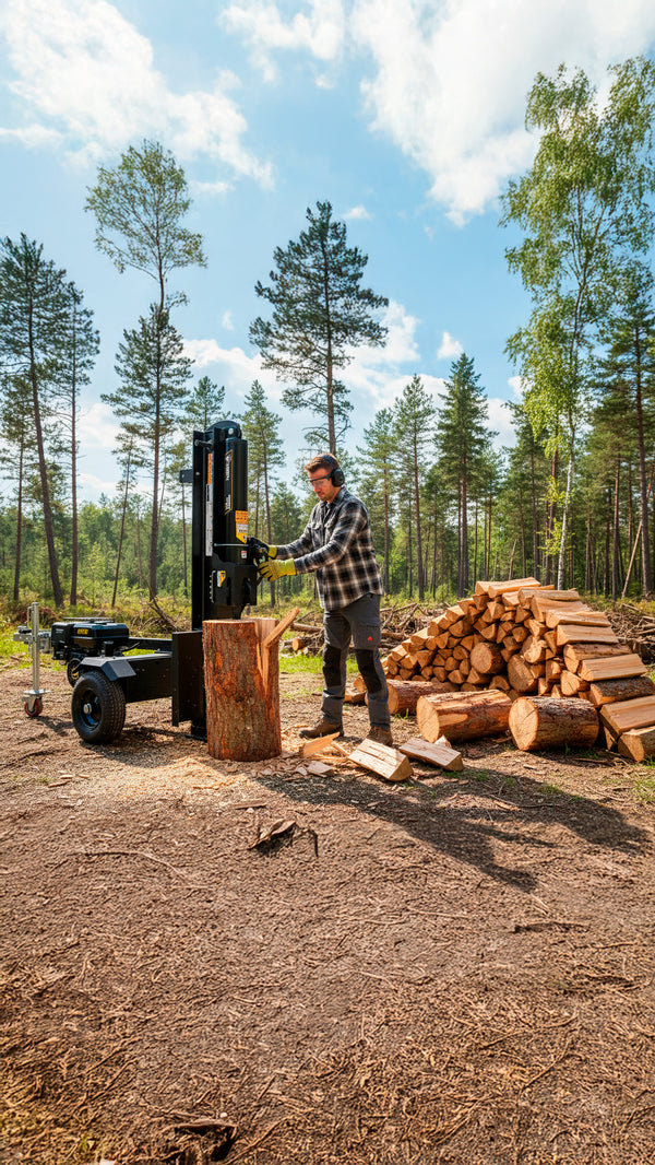 Partidor de Leña Hidráulico 15hp 40 Toneladas – Eisen