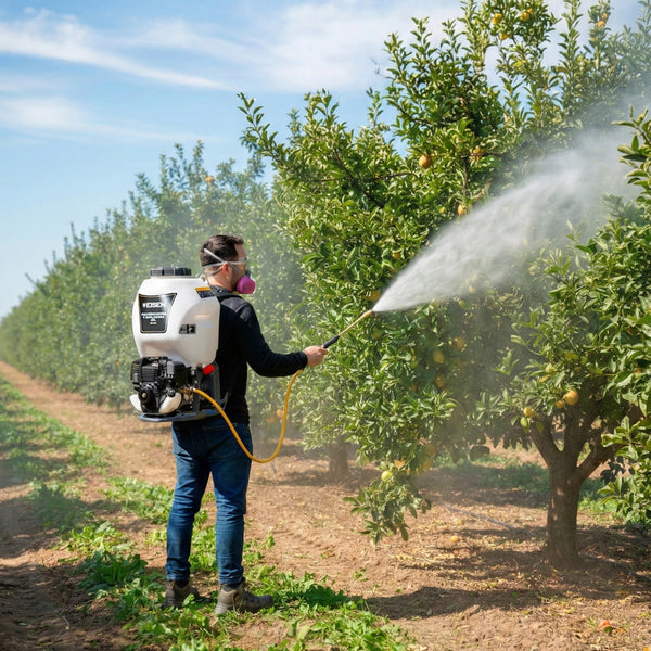 Fumigadora de Mochila de Alta Presión 4 Tiempos | 42cc | 2.9Hp | Estanque 25L | Eisen