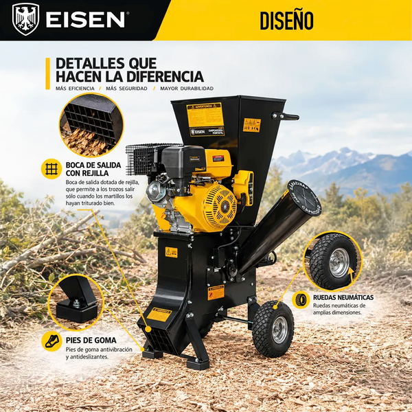Chipeadora Portátil 15Hp 4'' | Eisen