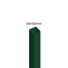 Poste para Reja Perimetral - 60x60x1900mm