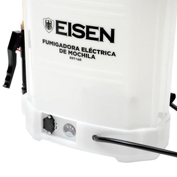 Fumigadora de Mochila Eléctrica | 87 PSI | 16L | 12v DC | Eisen