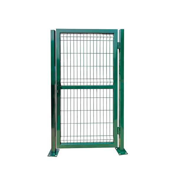 Kit Inicial Reja Perimetral 183x250cm (2 Paneles + 2 Postes + 1 Puerta) (Verde)