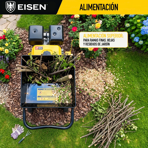 Chipeadora Portátil 15Hp 4'' | Eisen