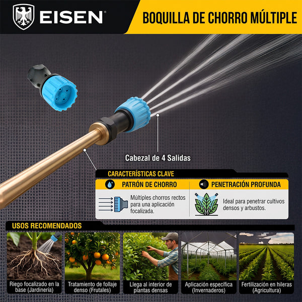 Fumigadora de Mochila Eléctrica 87PSI 16L 12V DC | Eisen
