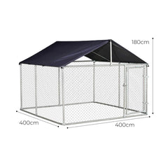 Canil Modular para Perros 4x4x1.8m (16m2)