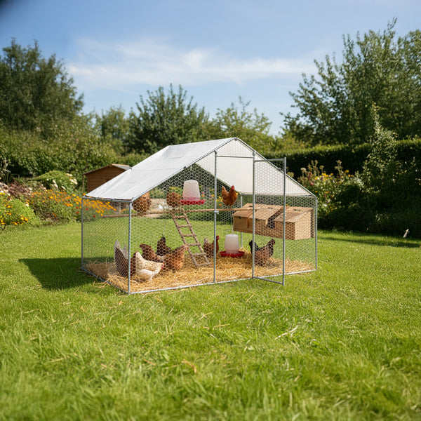Gallinero Acero Galvanizado 3x2x1.95m (6m2)