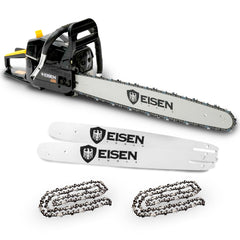 Kit 3en1 - Motosierra 62cc 18”, 20”, 22” - Eisen