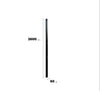 Kit Reja Perimetral 208x250cm + 1 Poste (Negro)
