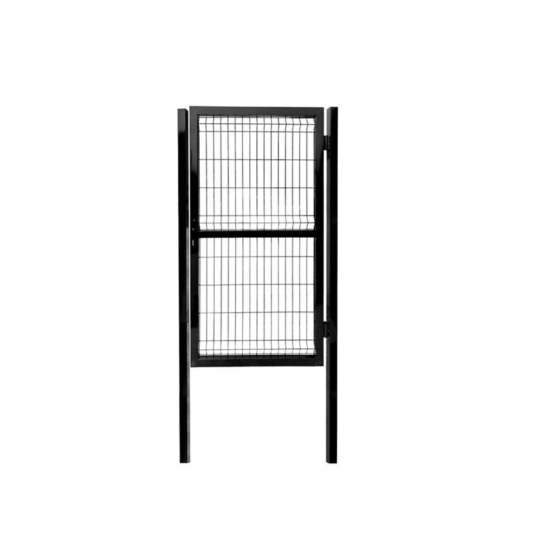 Reja Perimetral - Puerta Simple 208x100cm (Negro)