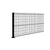 Kit Reja Perimetral 183x250cm + 1 Poste (Negro)