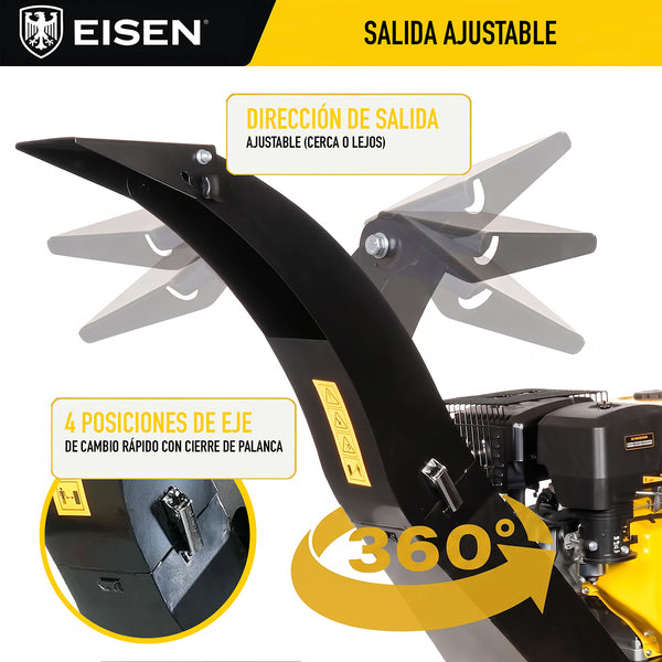Chipeadora Profesional 15Hp 3.5'' | Eisen