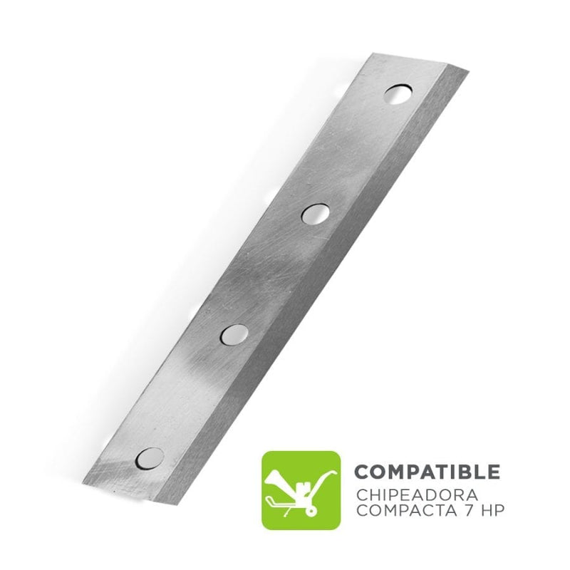 Repuesto Cuchilla doble filo para Chipeadora 7Hp