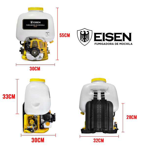 Fumigadora de Mochila 1.2hp 26ccEstanque 20L - Eisen